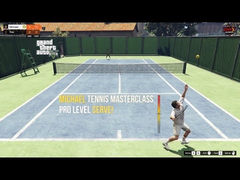 Michael’s PRO Tennis Match in GTA V | Insane Serves & Final Victory! 🎾🔥