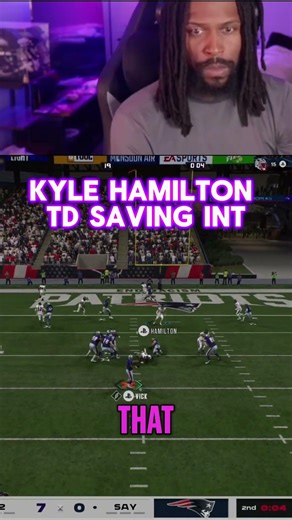 Kyle Hamilton Goal Line Interception!