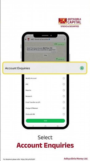Check your ABML account balance on WhatsApp !