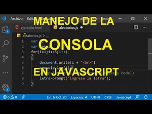 Manejo de la Consola en Javascript