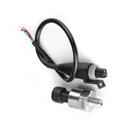 Water Pressure Transducer, Stainless Steel Pressure Transducer Sender Sensor With Cable, 30-500PSI Surge Voltage , for Oil, Fuel, Air, Water Tank - Walmart.ca