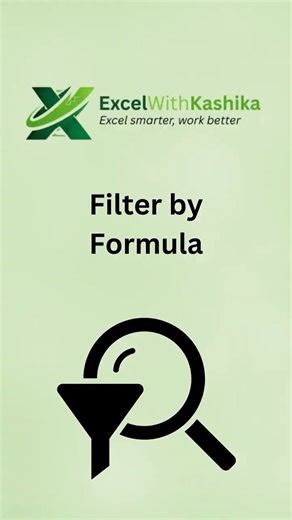 FILTER data using formula in Excel | Filter Data Instantly 🚀