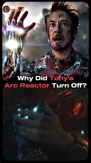 Why Did Tony’s Arc Reactor Turn Off? #marvel #shorts