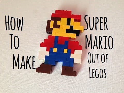 How to make a retro Super Mario out of Legos (Cool Lego builds)