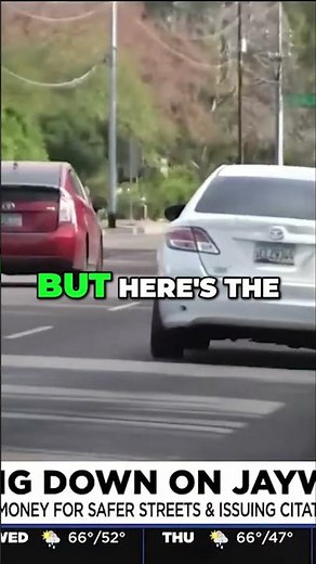 Phoenix's Jaywalking Crackdown: Safety vs. Fines Paradox Explained! #shorts