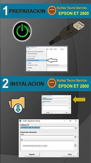 Reset Epson ET 2800 Printer