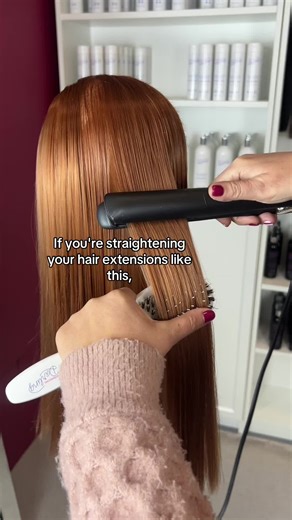 How to Properly Straighten Hair Extensions