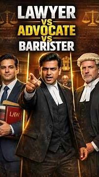 Lawyer vs Advocate vs Barrister | The Real Difference Explained | FactraEdge