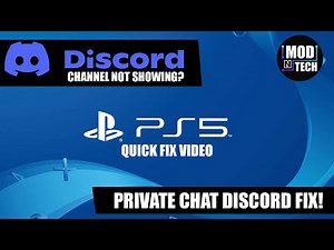 PS5 Discord Chat Not Showing PRIVATE Channel FIX + (HOW TO LINK DISCORD ON PLAYSTATION 5)