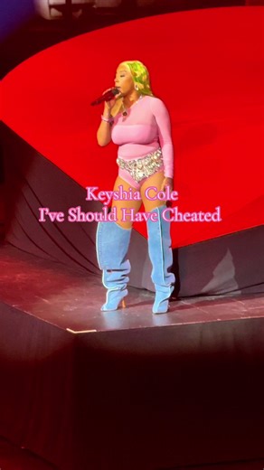 @Keyshia Cole - I should have cheated” live in Las Vegas, Nevada. The crowd was singing their hearts out! 🙌🏻♥️ #keyshiacole #fyp #rnb #oldiesvibe #ishouldhavecheated