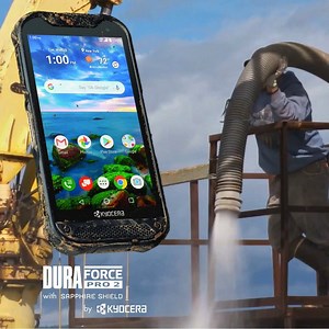 Your job is tough, but Kyocera Mobile's DuraForce PRO 2 with Sapphire Shield is tougher. Rugged, reliable and ready to work, DuraForce PRO 2 is MIL-STD 810G and IP68 Waterproof, Push to Talk Plus (PTT ) and Wi-Fi Calling-capable, and can be cleaned and disinfected with soap and water. For a limited time, eligible government customers can get it for FREE with a one- or two-year agreement on Verizon. Go ahead and put it to the test. https://kyoceramobile.com/offers/verizon/ #kyoceramobile #durafor