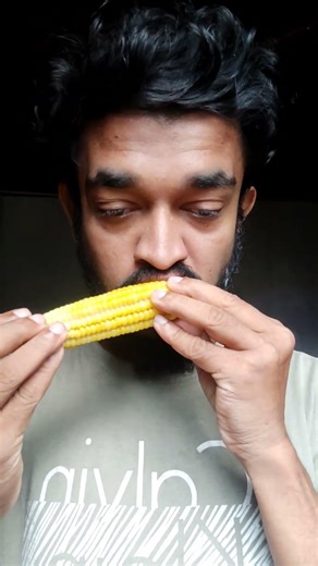 Crunchy Corn Eating ASMR 🌽 | #shorts