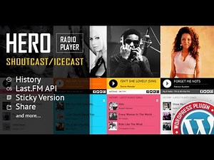 How to use the Shoutcast and Icecast Radio Player With History