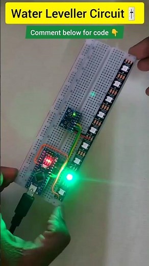 Water leveller circuit using arduino and mpu6050 🔥 #circuitstories #arduinoproject #mpu6050