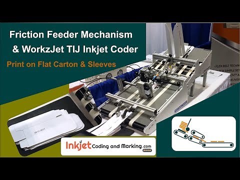 Friction Feeder Mechanism - Inkjet Printing Machinery Flat Cardboard Boxes