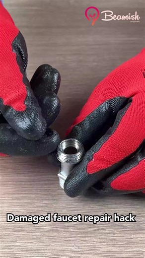 Beamish | Damaged faucet repair trick #quick #faucet #fix | Instagram