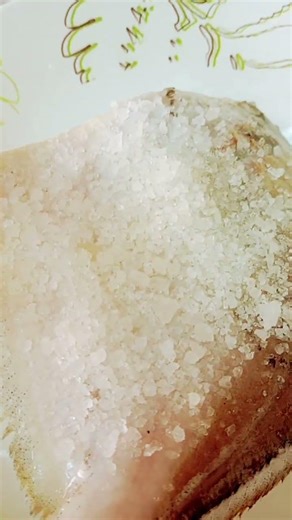 how to wash white fish with salt