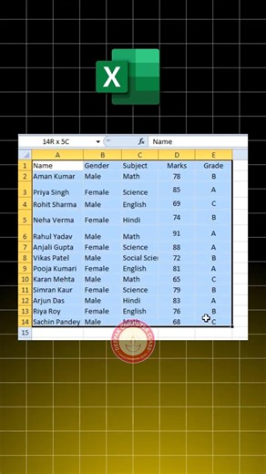 Shortcut key of Autoformating in Excel #excel #exceltricks #excelshortcuts #excelshorts #shorts #yt