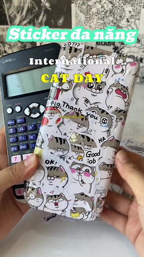 Sticker Đa Năng Trang Trí Máy Tính Casio