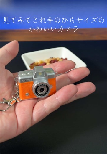 手のひらサイズの可愛いミニカメラ