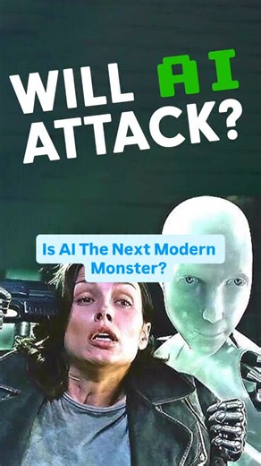 Is AI becoming the next modern monster? 🤖 For years we’ve told stories warning us about what happens when humans try to play with artificial intelligence. Today, those fears may be becoming a reality. Are we now facing the monster we imagined? #monster #AI #halloween #scary | PBS Digital Studios