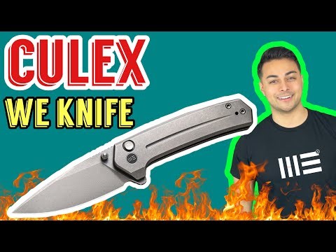 NEW Everyday Carry Perfection!? WE Culex Review 2022 | EDC Titanium Button Lock