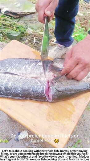 From Whole to Portion: Butchering a Fish for Cooking 🐟