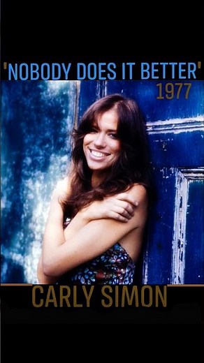 "Nobody Does It Better" (live) 1977~Carly Simon #Wednesdaywomen #70smusic