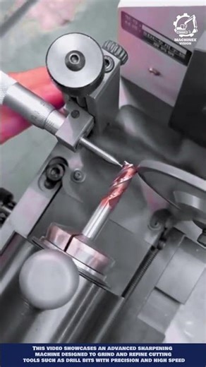 Tool Sharpening Machine for Precision Cutting #machineinnovation #machinery #engineering