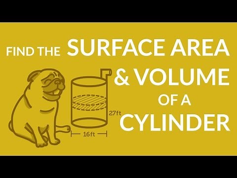 ʕ•ᴥ•ʔ Find Surface Area and Volume of a Cylinder using Simple Formulas