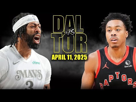 Dallas Mavericks vs Toronto Raptors Full Game Highlights - April 11, 2025 | Regular Season