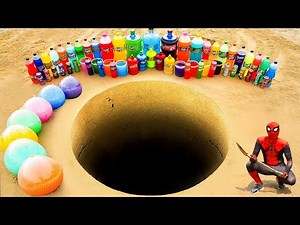 EXPERIMENT: Big Balloons from Toothpaste Eruption with Fanta, Orbeez, Mtn Dew, Coca Cola vs Mentos