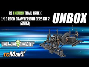 Element Enduro Trail Truck 1/10 Rock Crawler Builders Kit 2 40114 Unbox!