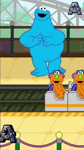 Cookie Monster Train #sesamestreet #cookiemonsters #elmo #education