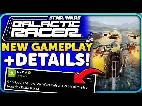 NEW Star Wars Galactic Racer Gameplay! Pod Racing + Details!