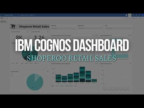 IBM Cognos Analytics Dashboard | Shoperoo Retail Sales Insights - 2