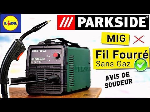 ✅ PARKSIDE FLUID WIRE, New welding machine - FULL REVIEW and TEST Pifds120 A1/B2 ☑️
