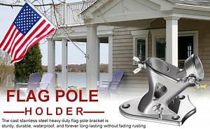 Watch Easy to install flagpole holder on Amazon Live