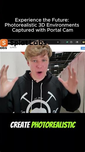 3D Modeling Changed Forever: Create Photorealistic Gaussian Splats with Portal Cam