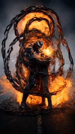 Venom Fuses With Ghost Rider