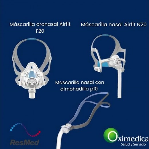 Conoce los tipos de máscaras para tratamiento de apnea del sueño