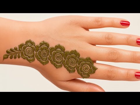 Bolde Mehndi Backside | Easy Mehndi Design | Mehndi ka Design | Mahndi #easymehndidesign