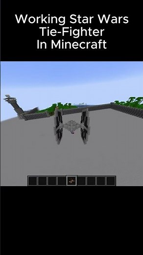 Create - Working Star Wars Tie-Fighter Showcase In Minecraft