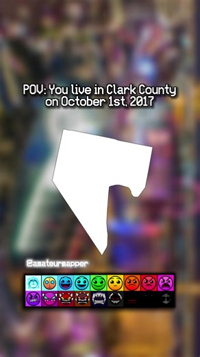 Pov: You live in Clark County, NV on 10/01/2017 🇺🇸🫩 #fyp #geography #mapping #lasvegas #nevada
