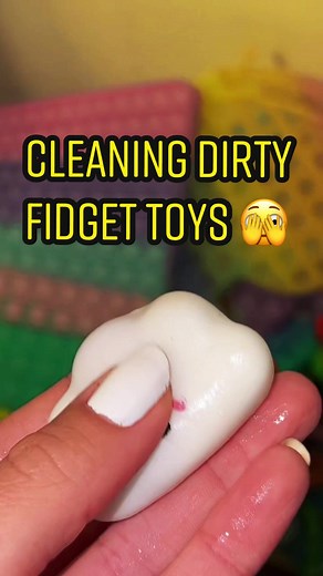 Part 1 of cleaning DIRTY fidget toys! 🫢🫣 I just posted a YouTube video on my channel Purplestars02 of me unboxing these USED fidgets from eBay… Go check it out & subscribe! 😊 #fyp #fidgets #fidgettoys #satisfying #satisfyungvideo #mochis #popit #stressball #squishy #ebayfinds