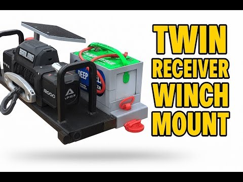 Twin receiver Apex 12K Winch mount