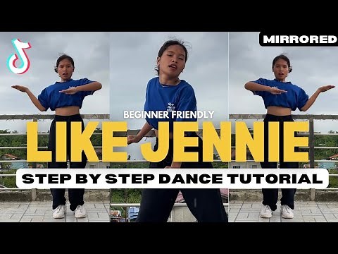 LIKE JENNIE - STEP BY STEP Dance Tutorial (Beginner Friendly)