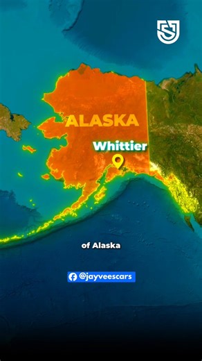 Denis Karori | Whittier, Alaska — the town where almost everyone lives under one roof. A remote seaside community tucked between mountains and glaciers,... | Instagram