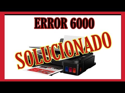 ERROR 6000 CANON G2100 / G2110 / MP250 PRINTERS 🔴SOLVED