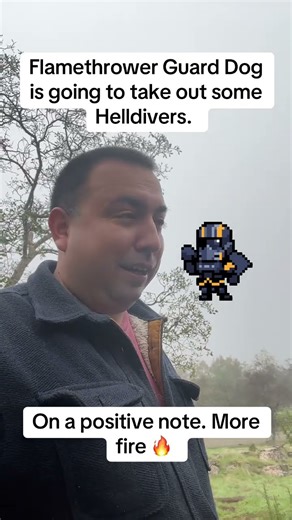 The new Hot Dog 🌭 flame backpack is going to funny. TK 9000 #helldivers2 #pythoncommando